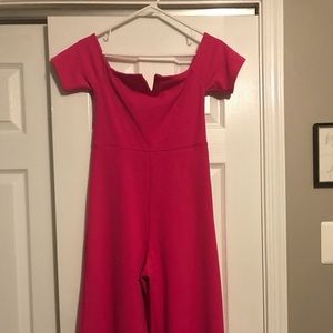 Pink jumpsuit